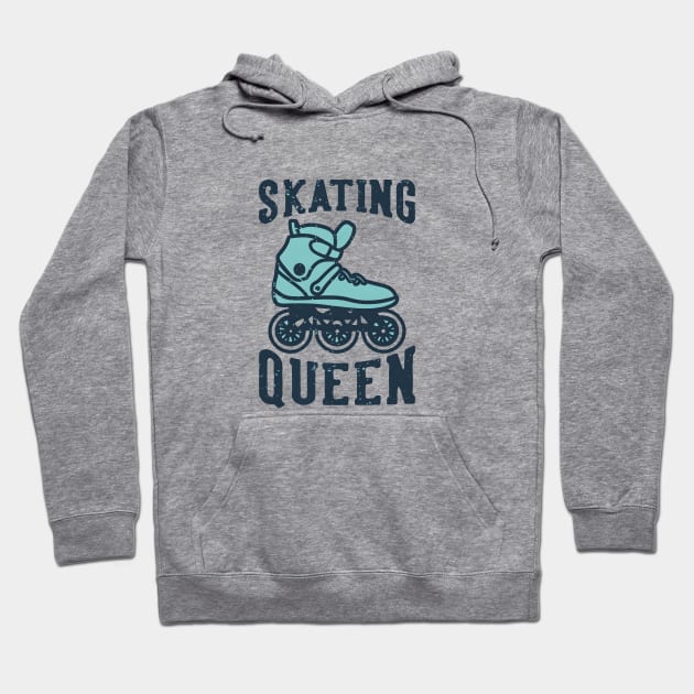 skating queen Hoodie by kakimonkey